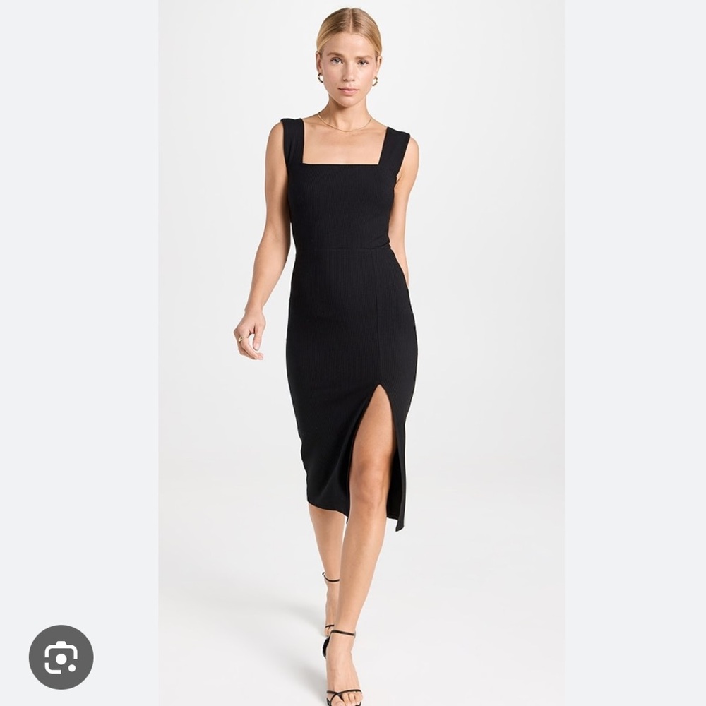 Cassie Knit Black Dress